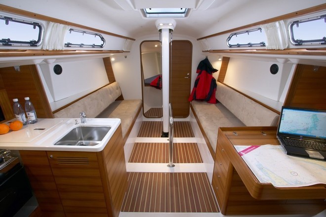 X-41 Interior Race Ready © X-Yachts . http://www.x-yachts.com